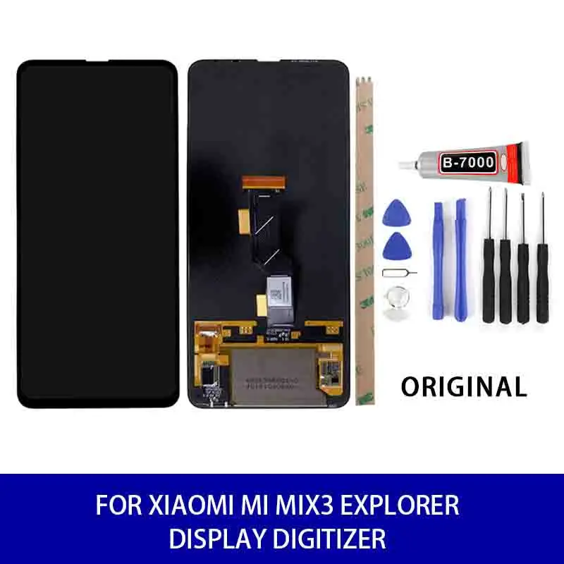 Оригинальный Amoled экран для Xiaomi Mi Mix3 Explorer дигитайзер в сборе 6 39 дюйма сенсорный