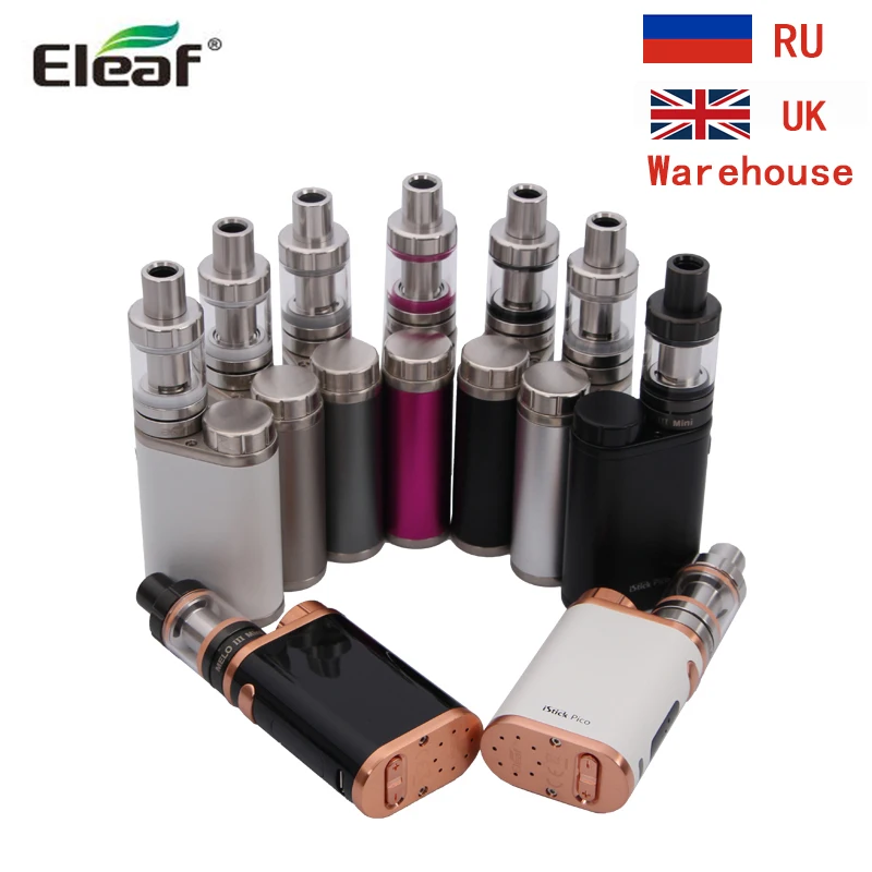 Оригинальный набор Eleaf iStick Pico Vape 75 Вт бокс режим 2 мл Melo III Mini 4 испаритель 3