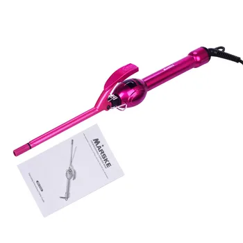 

9mm Ceramic Hair Curler Negative Ions Curling Iron LCD Display Hair Waver Pear Flower Cone Curling Wand Roller Styler Tool