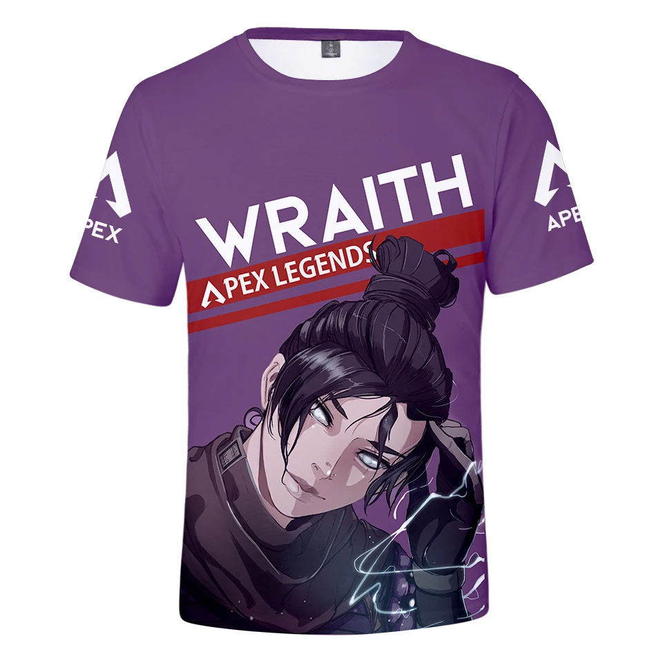 APEX Legends 3D Printed T shirts Men Women Fashion O-Neck Summer Short Sleeve Tshirts 2019 Hot Sale Casual Streetwear Tee Shirts