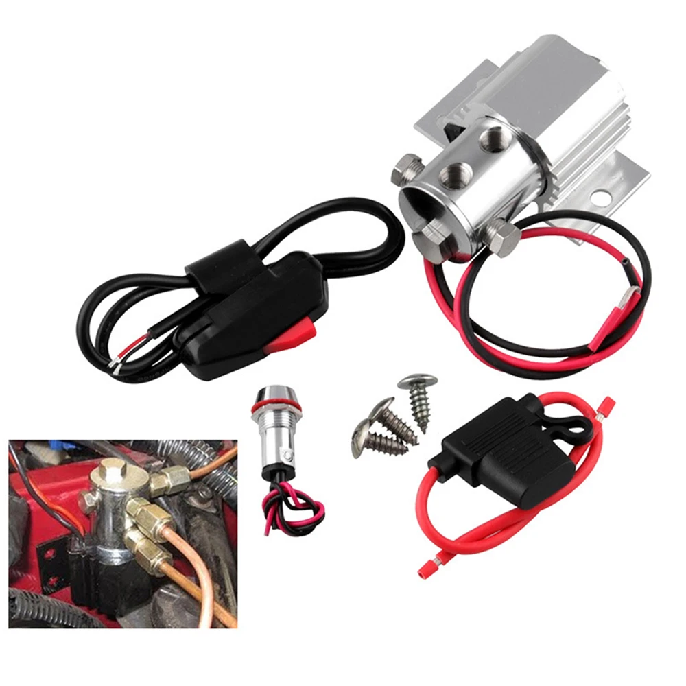 

12 -24V Universal Front Brake Line Locks Kit Heavy Duty Type Roll Control Hill Holder Kit Fit for Ford Mustang