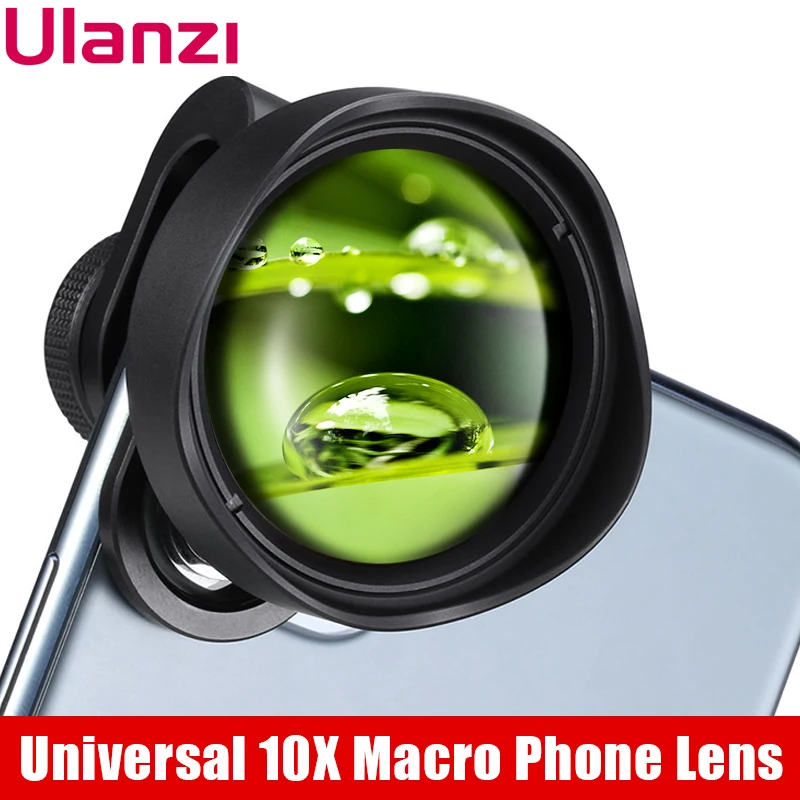 Макрообъектив камеры ULANZI 10X Универсальный для iPhone 12 Pro Max/11/XS Max/XR/XS Max|Объективы