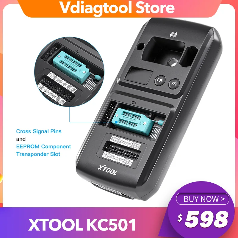 Xtool Kc501 Профессиональный Obd2 чип и ключевой картридер работает для Benz Инфракрасный