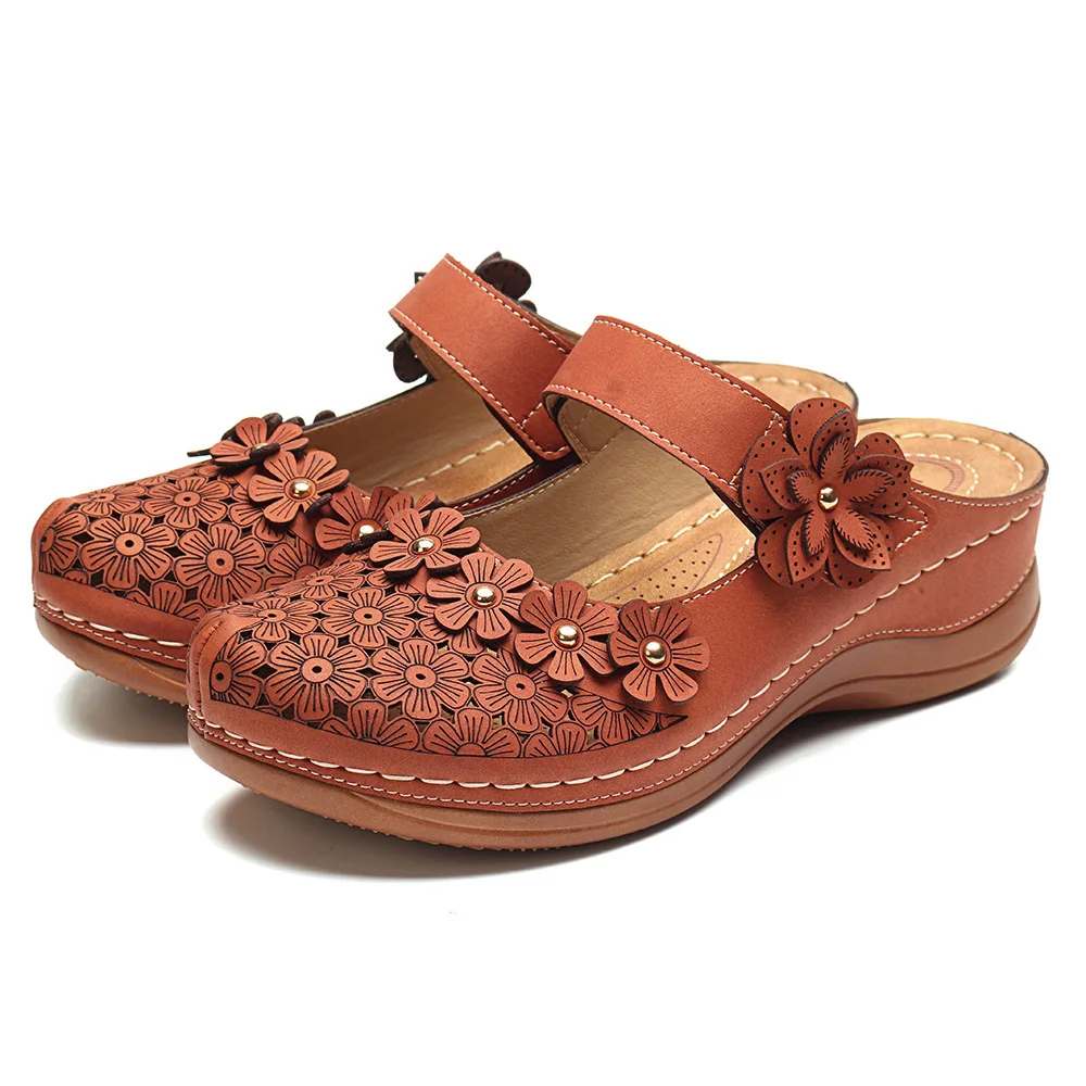

Women Sandals 2019 New Female Shoes Woman Summer Wedge Comfortable Sandals Ladies Slip-on Flat Sandals Platform Women Sandalias
