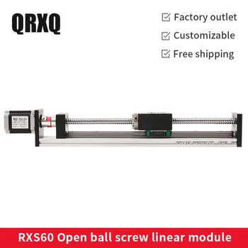

Effective stroke 700mm screw linear module with motor for spraying