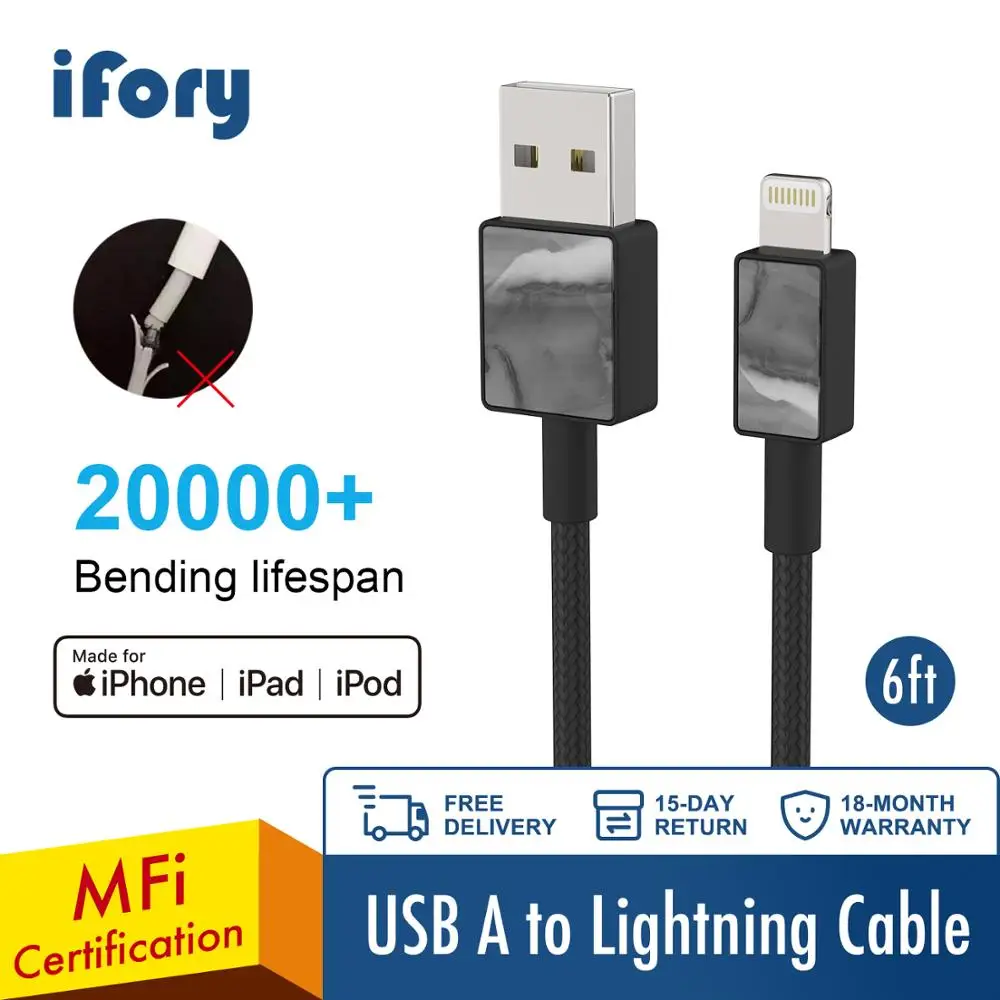 Ifory Mfi Certificate Lighting Cable Usb A To Iphone Mfi Certificate Lighting Cable Usb