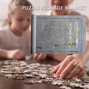 

Comfortable Puzzle Roll 24*46inch Playing Game Indoor Home Felt Felt Mat Soft Colorful Children Room Decoration Bedroom