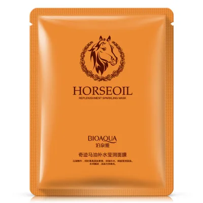 BIOAQUA Horse oil маски для лица восстановление увлажнение контроль масла акне усадка