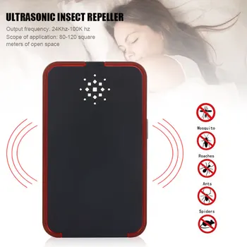 

Mosquito Dispeller Square Insect Mouse Expeller Ultrasonic Pests Ultrasound Repeller Anti-Mosquito Device Home