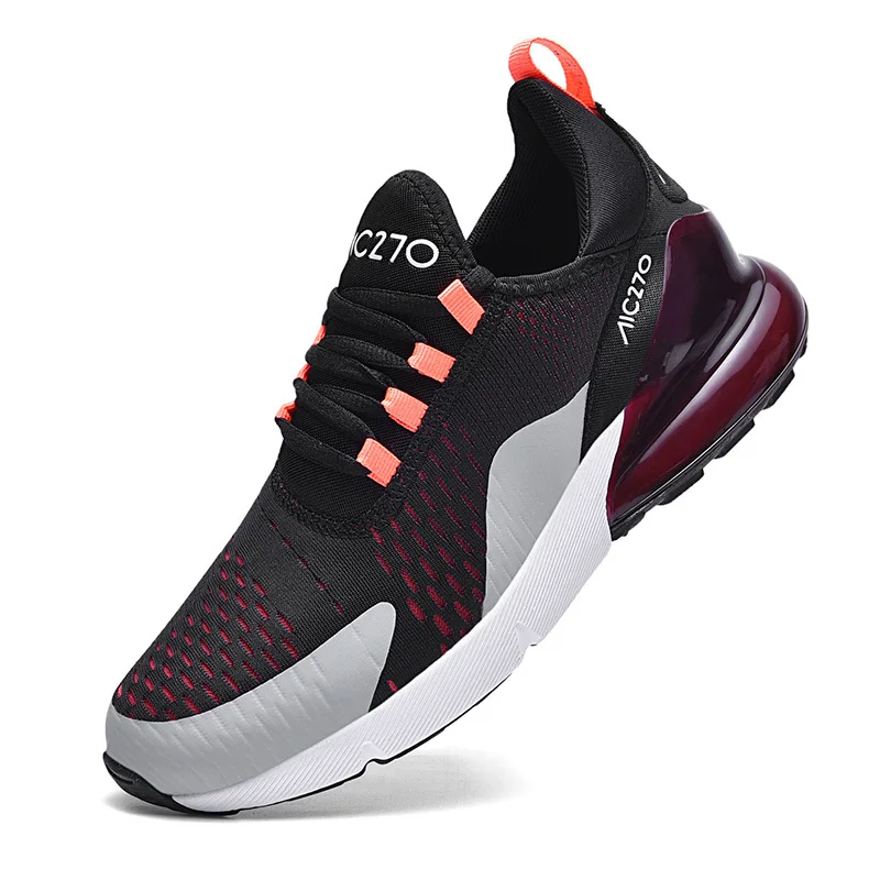 Мужские кроссовки Air Max 270 спортивные Flyknit для бега на воздушной подушке беговые US 6