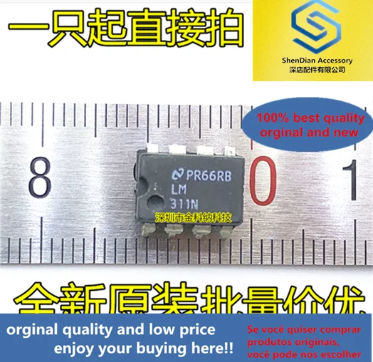 

10pcs only orginal new LM311P LM311N DIP-8 in-line voltage comparator chip