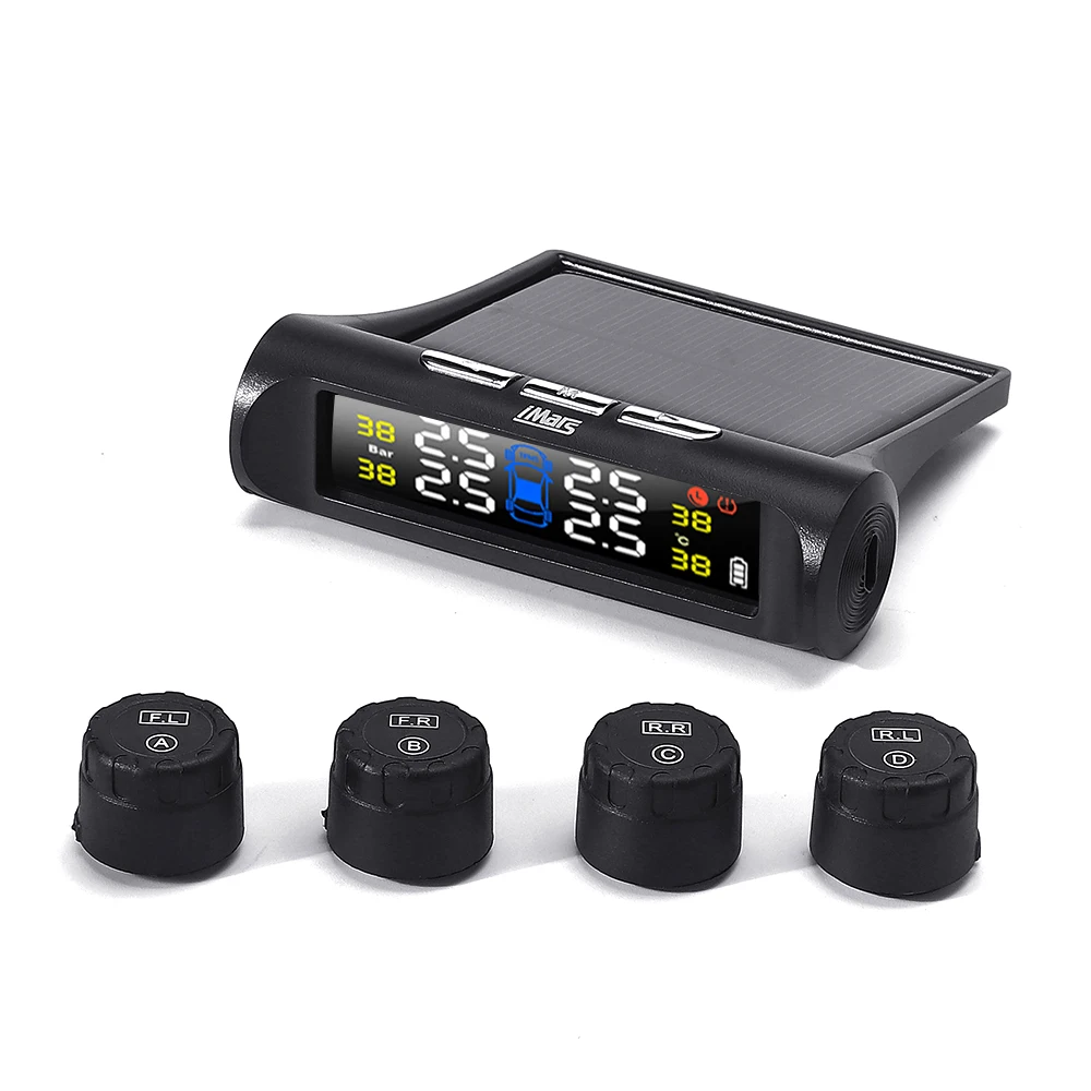 IMars 5V Беспроводная система контроля давления в шинах TPMS с солнечной батареей