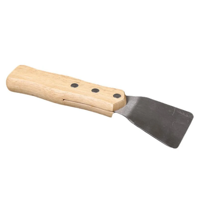 2Pcs/Pack Stainless Steel Industrial Big Spatula Scoop Stretch Ceiling Film Shovel Accessories for Welding Harpoon