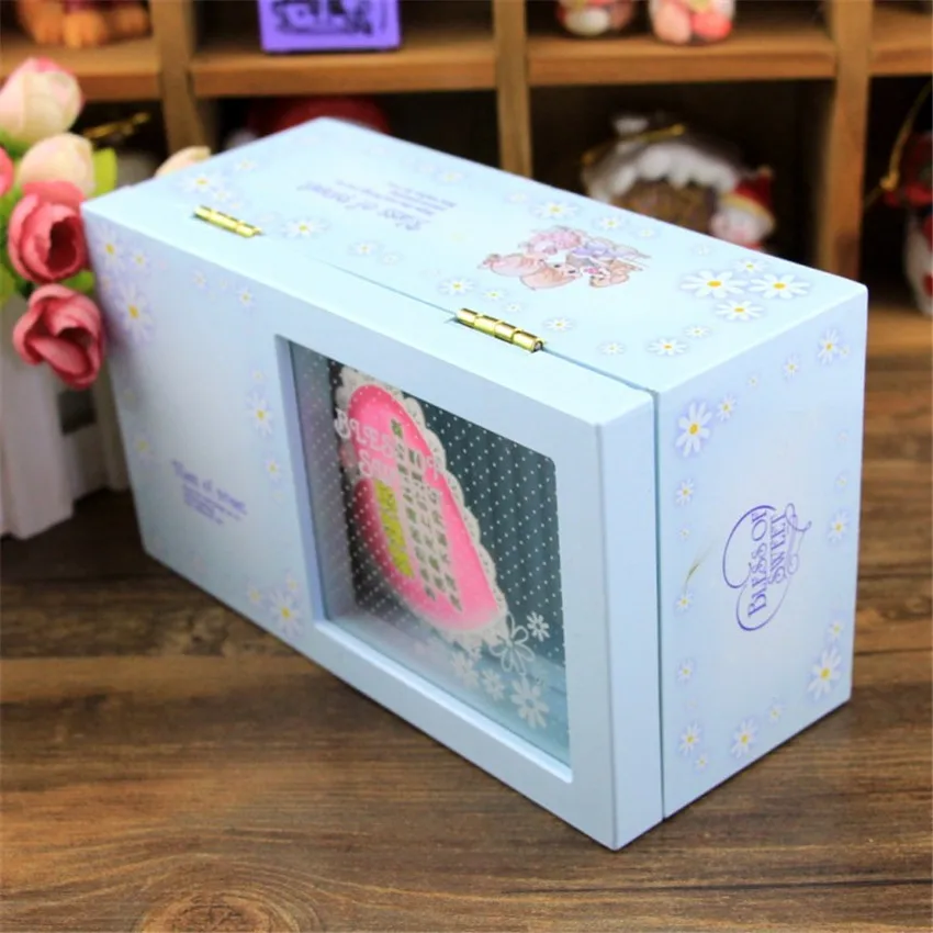 Rotating Dancer Music Boxes Multifunction Jewelry Box Storage Case Clockwork Box Ornament