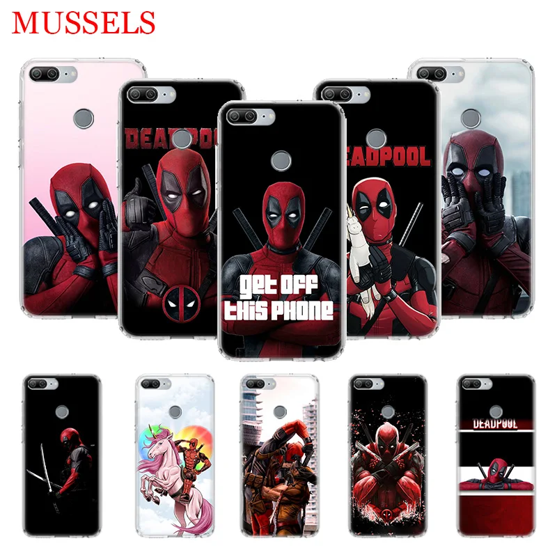 

Deadpool Dead Pool Funny TPU Phone Cases for Huawei Honor 8X 20 9 10 Lite 8A 10i 20i 8S V20 Y5 Y6 Y7 Y9 2019 Coque Cover Capa