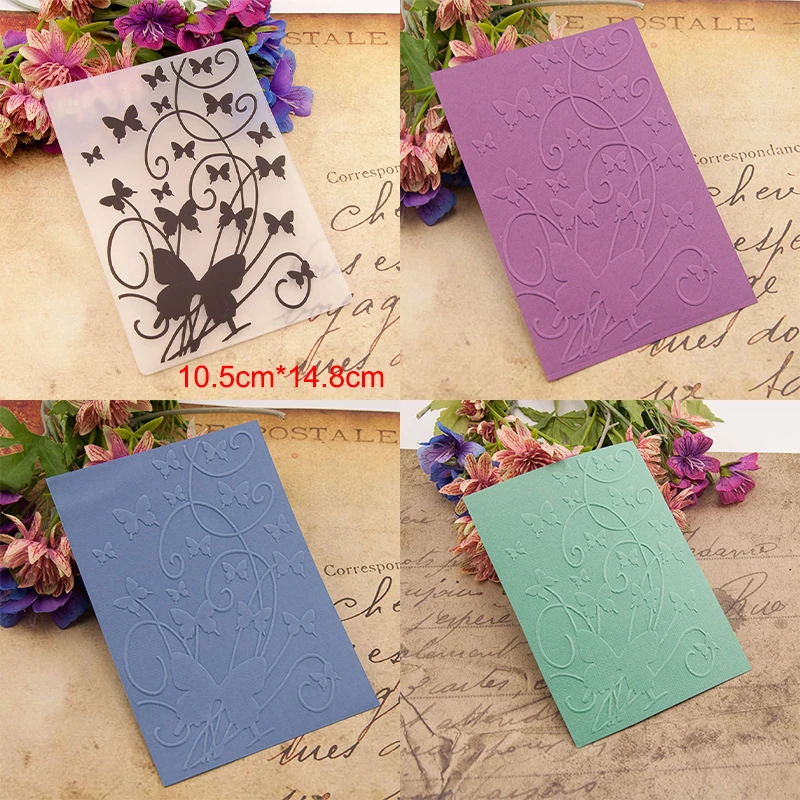 house Embossing folders Plastic Embossing Folder For Scrapbooking DIY card CN