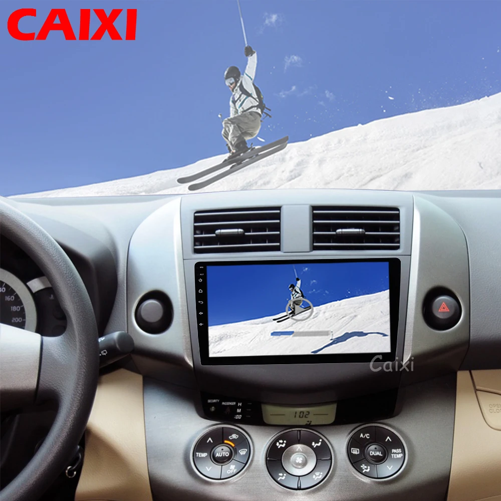 CAIXI Android 8,1 2din автомобильный мультимедийный плеер для toyota RAV4 Rav 4 2007 2008 2009 2010 2011 Автомобильный Радио DVD Wifi плеер