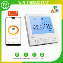 20A еженедельное Программирование Tuya Wifi умный термостат 220VAC температурный контроллер для электрического напольного отопления 2020 Новый 20A еженедельное Программирование Tuya Wifi умный термостат 220VAC температурный контроллер для электрического напольного отопления 2020 Новый