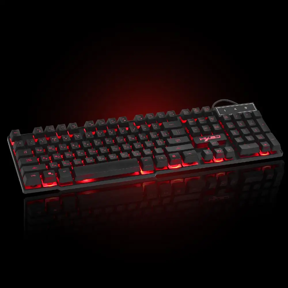 Механическая клавиатура с R8 игровой клавиатурой имитация RGB подсветки 104 клавиш для английских+ русских геймеров