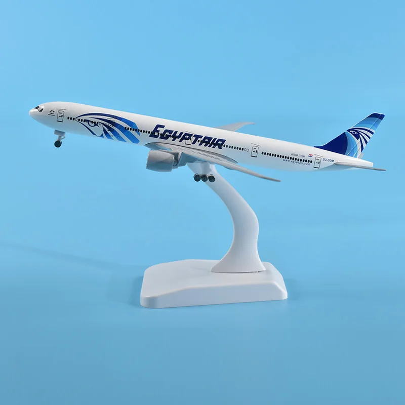 

JASON TUTU 20cm Egyptair Boeing 777 Airplane Model Plane Model Aircraft Diecast Metal 1/300 Scale Planes Drop shipping