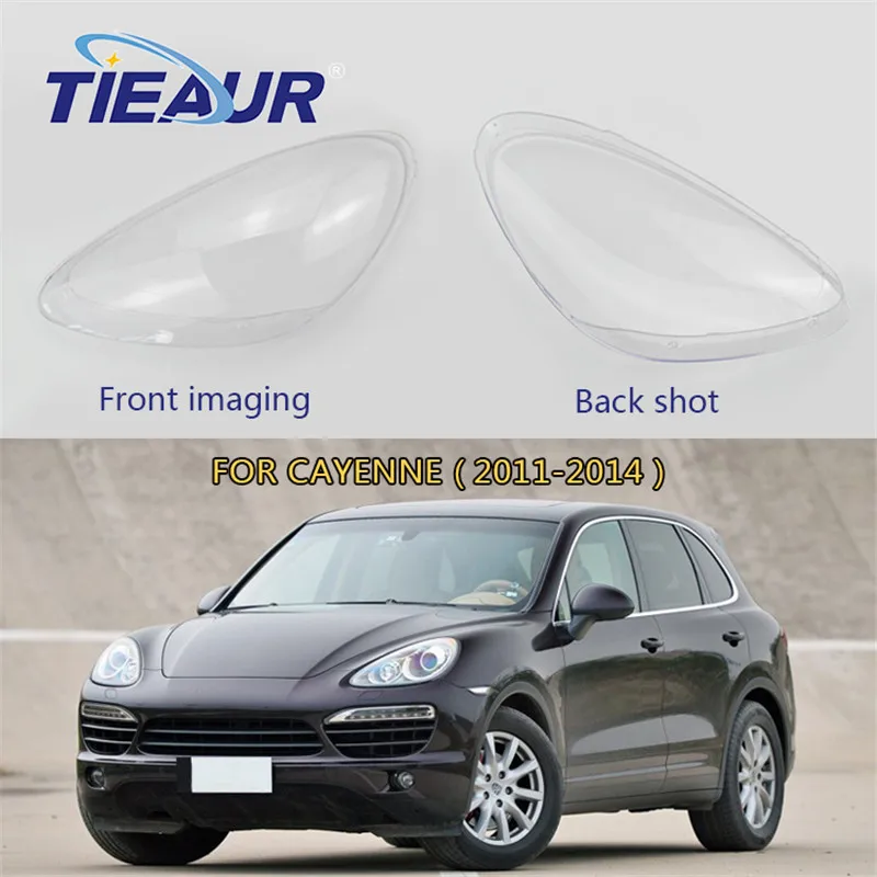 

High Standard 4Doors Headlight Clear Lens Cover for Porsche for Cayenne 2008-2014 Car Headlamp Transparent Shell Replacement