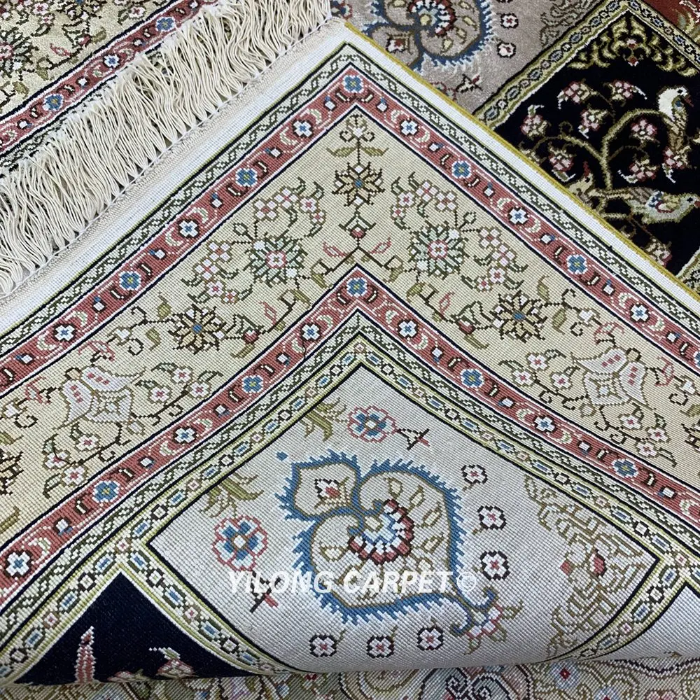 Yilong 2,5 'x4' персидский шелковый ковер, четыре сезона, изысканная, Восточная Шелковая ковер(HF152B