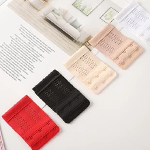 

Classic 3 Hooks 2 Rows Bra Buckle Extenders Strap Extension 1PC 5 colors Straps Bra Strap Extender Women Intimates Accessorie
