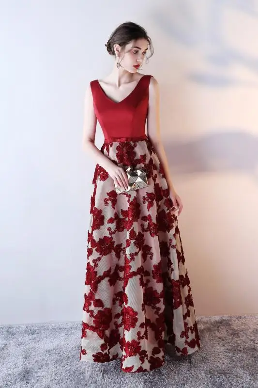 Evening Gown New Style Bride Marriage Dress for Toast Host Banquet Dress Long Bridesmaid Dress Slim Fit Slimming