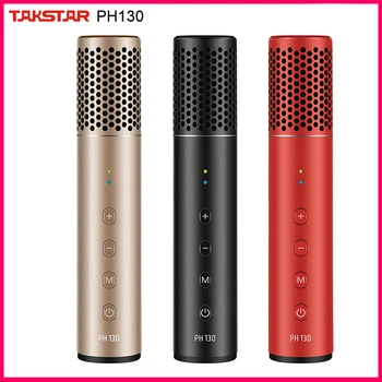 

TAKSTAR PH130 Cell phone Karaoke/live broadcast microphone gold plated diaphragm professional recording audio quality