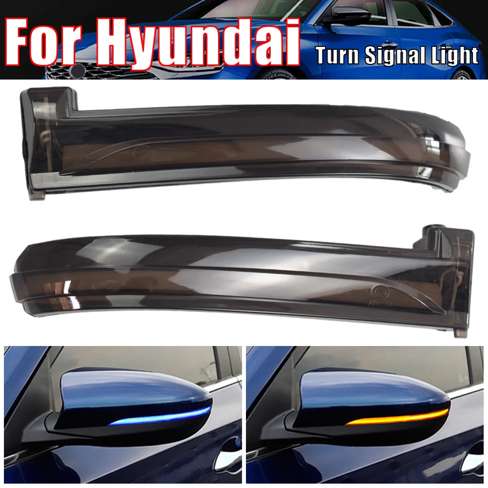 

Blue White Yellow Side Mirror Indicator Light LED Blinker Dynamic Turn Signal Light Fit for Hyundai Lafesta 2018 2019 2020