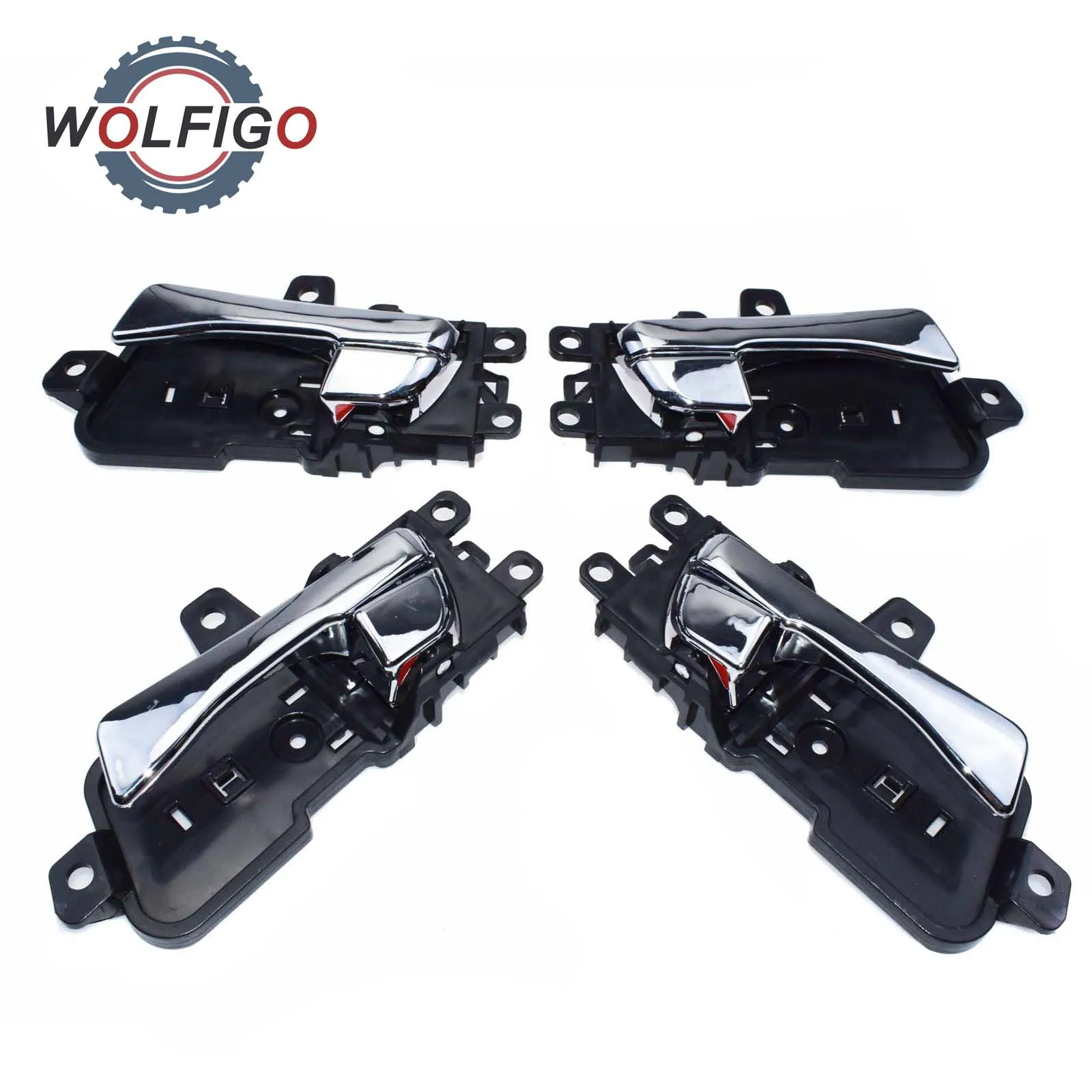 WOLFIGO Front Rear Left Right Interior Inside Door Handle for Hyundai Sonata 2011 2012 2013 2014 826103S000 82620-3S010 | Автомобили и