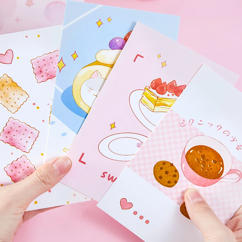 30 шт./коркоркор. симпатичная розовая Клубничная открытка в винтажном стиле для