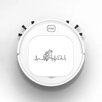 

Multifunctional Vacuum Cleaner Smart Dry Wet 1800Pa Home Floor Cleaner Rechargeable Sweeping Robot Horse Heartbeat Love