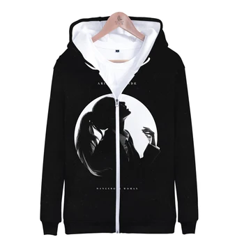 

3D Print Ariana Grande Zipper Hoodies Casual Sweatshirt New Fashion Cool Highstreet Autumn Winter Casaul Sweatshirt Tops