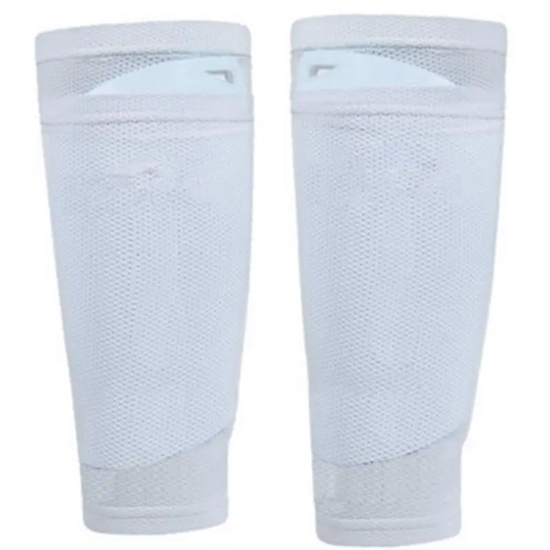 Men Soccer Shin Guard Leg Warmer Support Breathable Abrasion resistance Foot Leggings Socks Football Pad Sleeves shields - Цвет: B