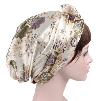 

Women Beanie Hair Loss Ribbon Comfortable Accessories Bow Sleeping Hat For Cancer Long Scorpion Chemotherapy Cap Casual Fashion