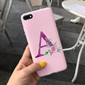 Letter - pink - A