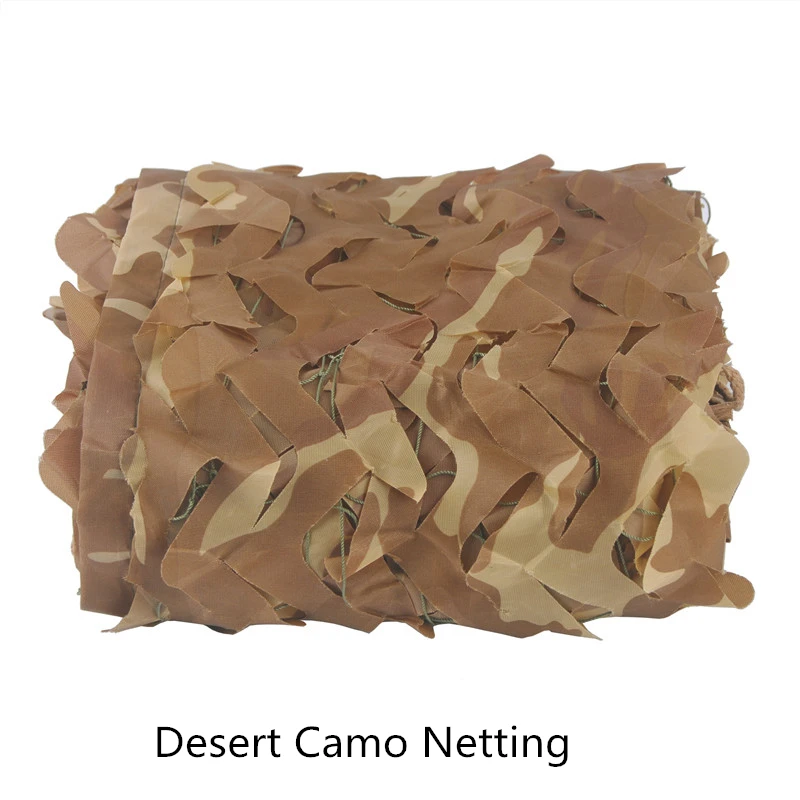 Desert 1,5 м ширина камуфляжная сетка Gazebos камуфляжная Военная армейская крышка автомобиля Оксфорд Открытый Кемпинг Туризм Солнцезащитная ткань навес палатки для праздников - Цвет: Desert