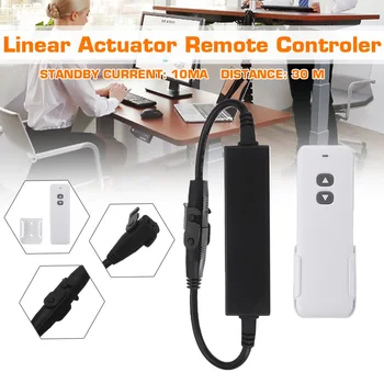 

12V DC Motor Linear Actuator Wireless Remote Control Switch Forward Reverse Multi-function Electric Putter Remote Control
