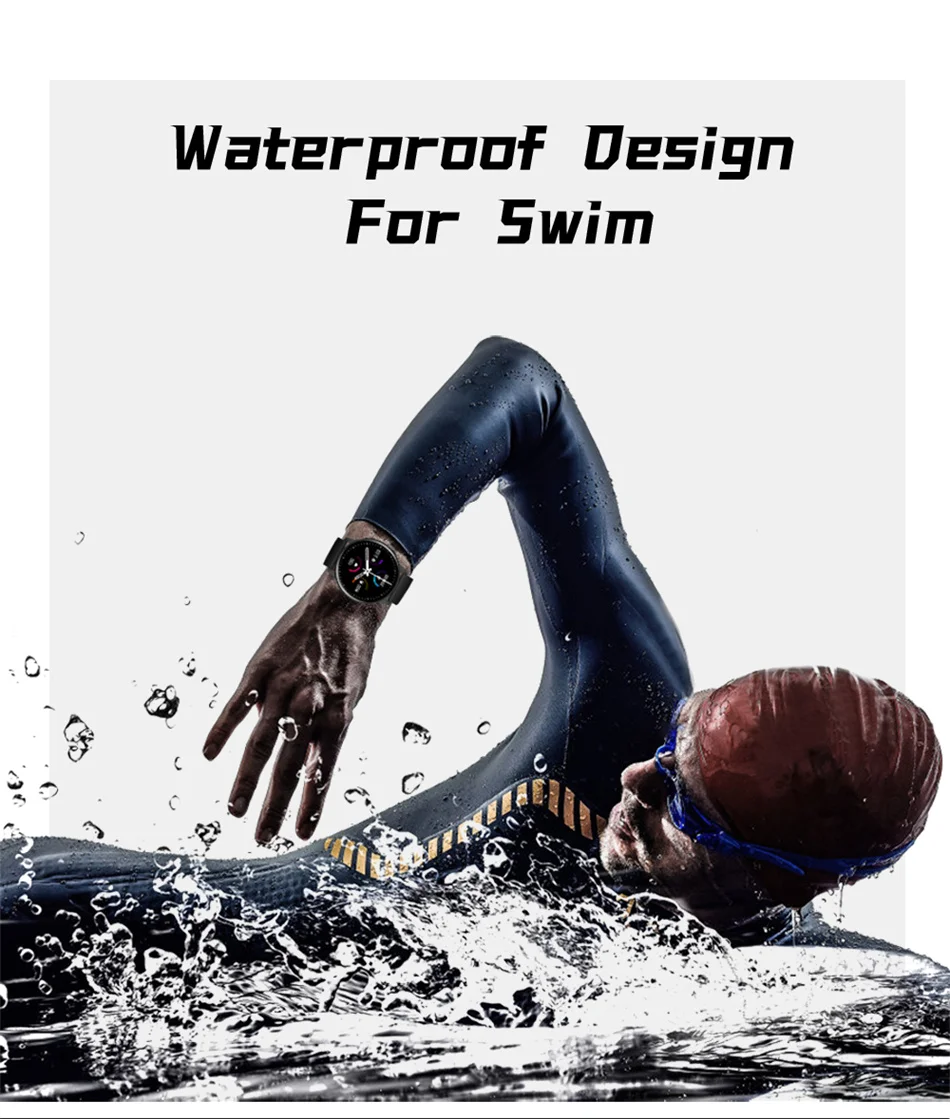 2021 New Ladies Smart Watch Full Touch Screen Sports Fitness watch IP68 waterproof Bluetooth For Android iOS Smartwatch Women