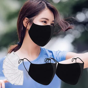 

2PCS Mask Mask Breathable Face Mask Cloth Face Shield Washable Face Mask Mouth Caps Reuseable mascarillas