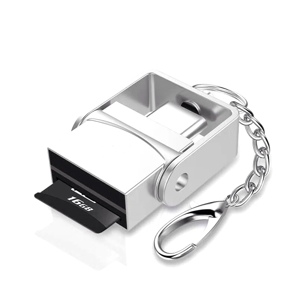 NO.3 OTG телефон камера Micro SD TF карта памяти высокоскоростной тип-c USB 2,0 кардридер цепь прилагается - Цвет: NO.3