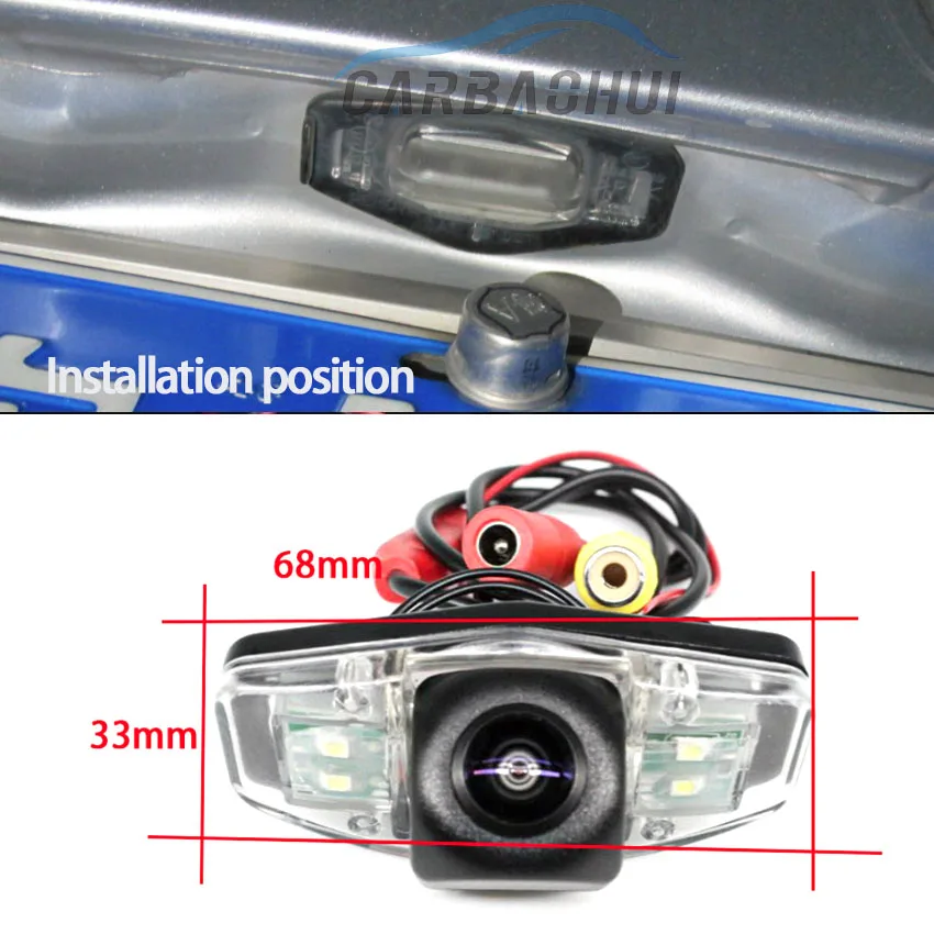 Car Rear View Back Up Reverse Parking Camera&nbsp;For Acura RDX MDX CSX EL ILX RL RLX TL TSX Night Vision Waterproof high quality HD