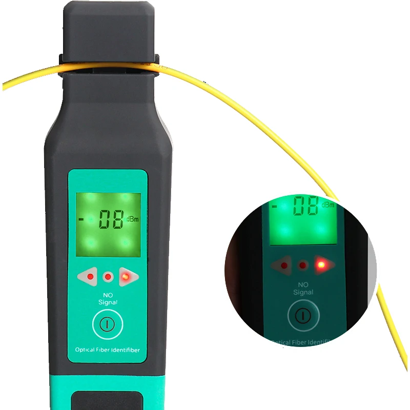 Multifunction KFI-40 Fiber Cable Detector Tester 0.25 / 0.9 / 2.0 / 3.0mm FTTH Live Fiber Identifier