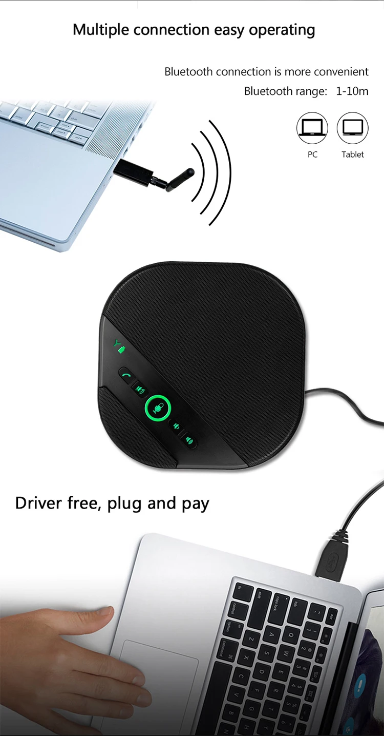 Tongveo A3000G USB динамик и динамик телефон 2,4G приемник USB динамик телефон для теле/видео конференции бизнес Конференц-телефон
