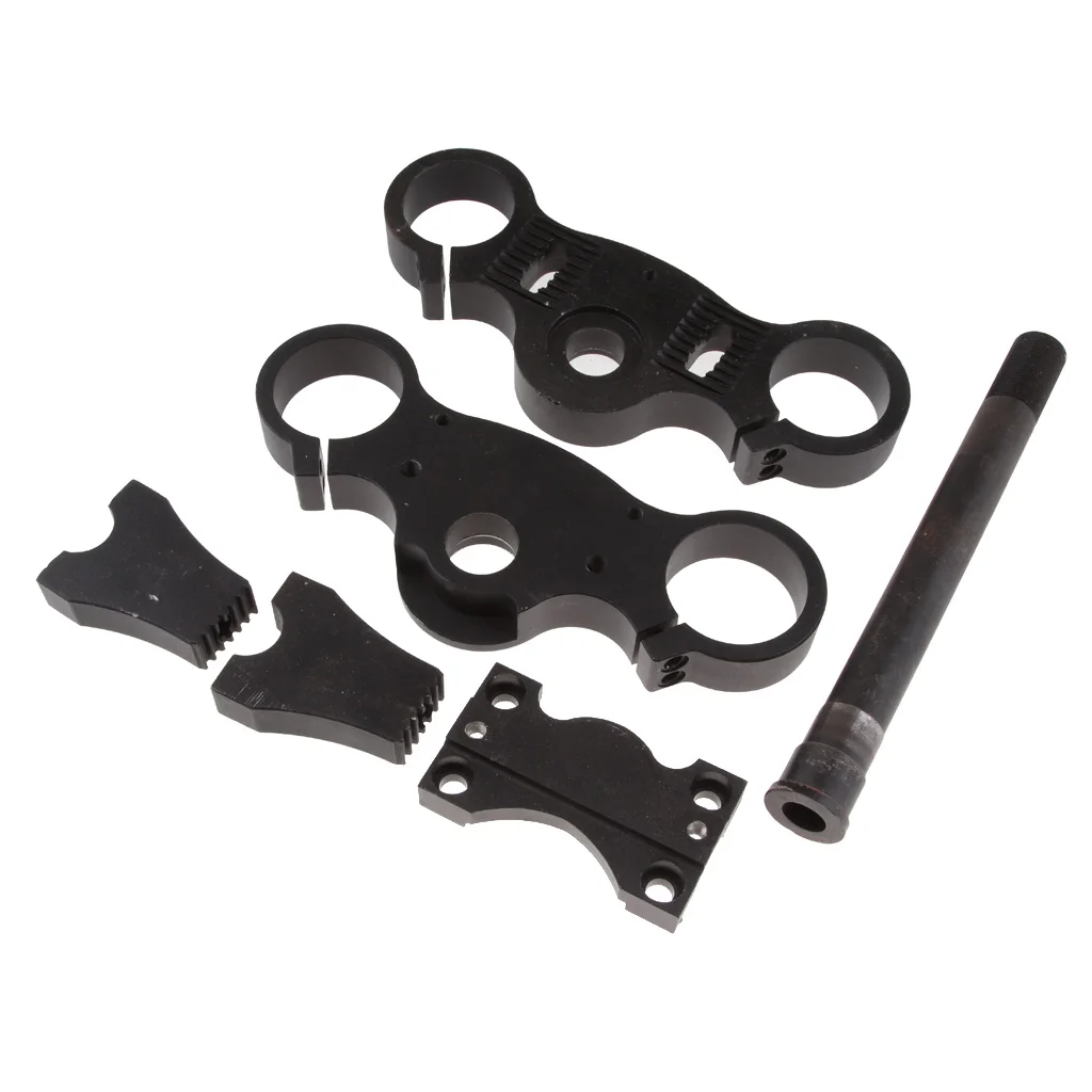 Heavy Duty Front Lower Triple Tree Steering Stem Fork Clamp for Honda CRF Dirt Bike ATV