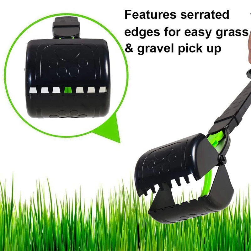 Большой Pooper Scooper для собак-длинная ручка для собак Poop Scooper-для домашних животных, для уборки, для уборки, без запаха