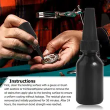 Инструмент для ремонта часов Жидкий УФ-клей для DIY ювелирных изделий для хрустального ремесла горный хрусталь Хрустальное стекло инструмент для ремонта часов