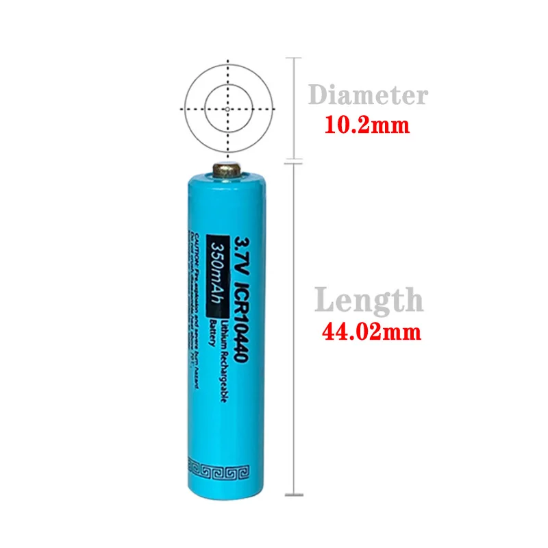 8 шт. литиевые аккумуляторы PKCELL ICR10440 AAA 3 7 в 350 мАч 10440|lithium battery|rechargeable batterybattery for