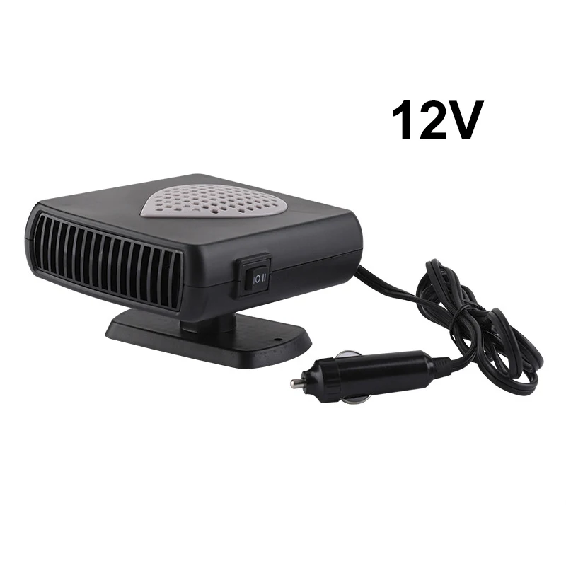 Обогревателя автомобиля 12 V-24 V 150W интерьер автомобиля аксессуары отопления тепловентилятор окна тумана жидкость для снятия зимние теплые Accessries - Название цвета: 12V Gray